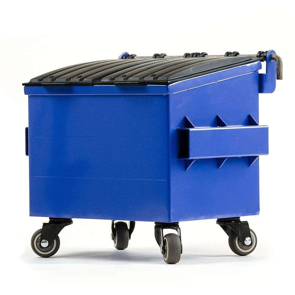 Blue Dumpsty Desktop Dumpster Handmade