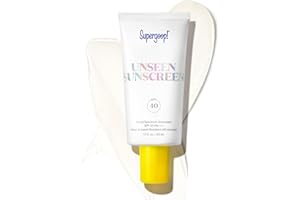 Supergoop! Unseen Clear Face Sunscreen - SPF 40 - Invisible + Broad Spectrum + Makeup-Gripping Primer - Weightless, Scentless, Oil Free - For All Skin Types & Tones - 1.7 fl oz