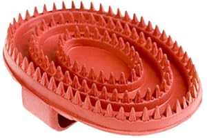 Horze Rubber Curry, Red, L