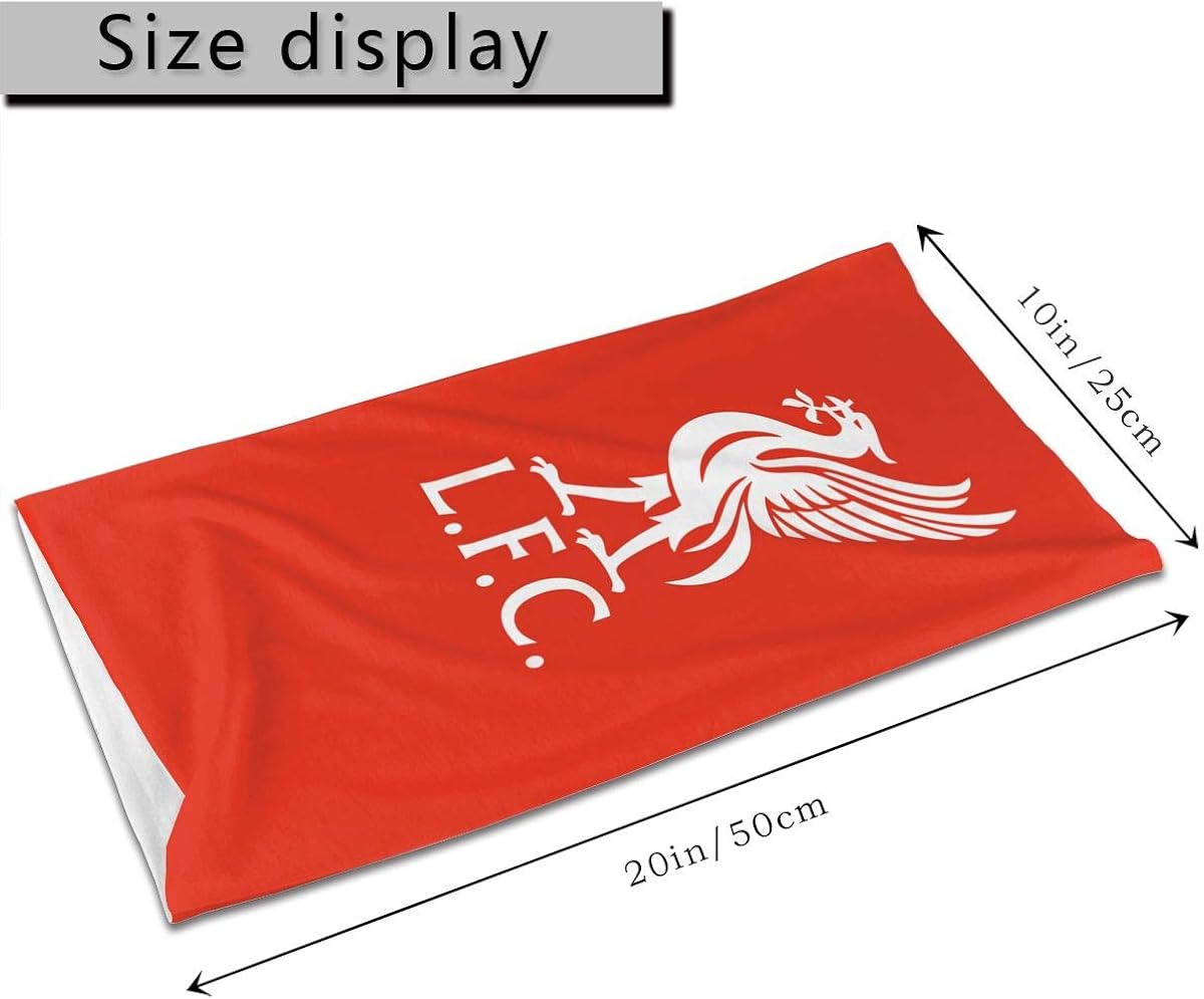 Liverpool F C Football Club Logo Breathable Comfortable And Dustproof Sports Face Mask Seamless Half Face Bandanas Balaclava White At Amazon Men S Clothing Store