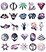 200 PCS Galaxy and Laptop Stickers for Car, Laptop, Skateboard, Luggage, Waterproof Vinyl Decals for Motorcycle, Bicycle, Bumper