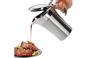 Double Insulated Gravy Boat, 750ml Stainless Steel Thermal Insulated Double Wall Sauce Gravy Boat Pot Serving Jug Carafes Pit