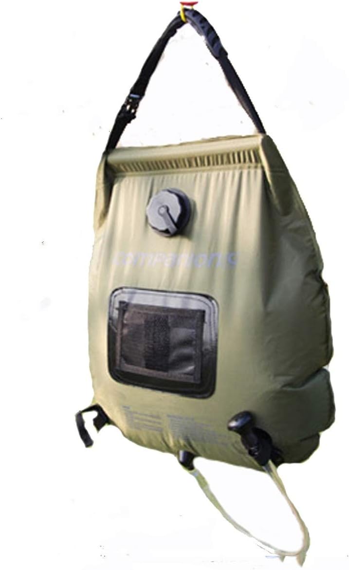 ELLEN Solar Shower Bag, Solar Heated Camping Surf Shower