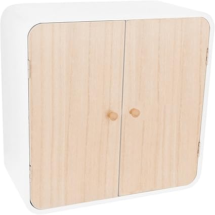 Promobo Armoire Murale Design Scandinave 2 Etageres Salle De Bain Pharmacie Blanc Amazon Fr Cuisine Maison
