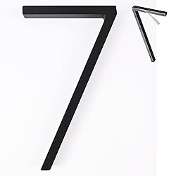 nanlyiau 5in 3D Adhesive door number house numbers