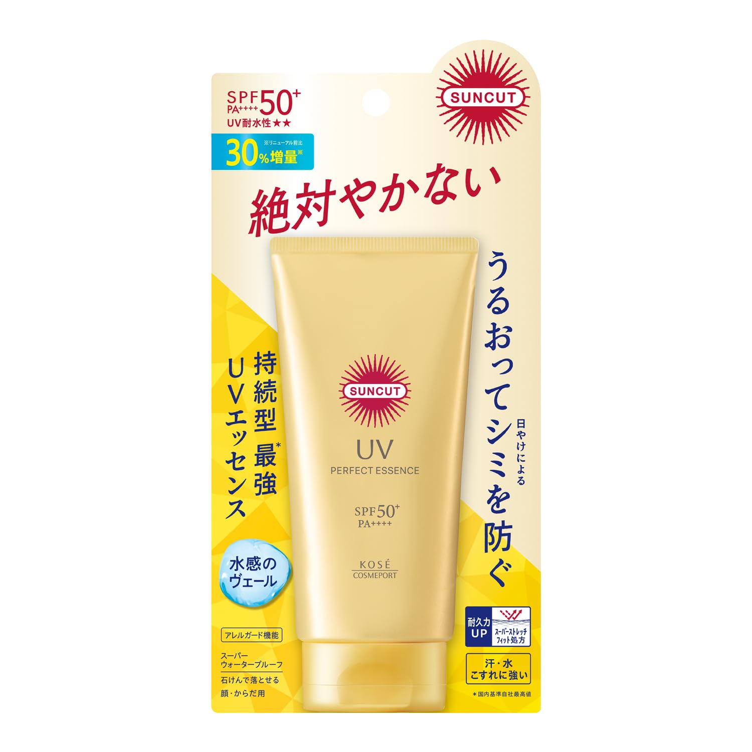 Kose SUNCUT Perfect UV Essence 80g SPF50＋/PA＋＋＋＋