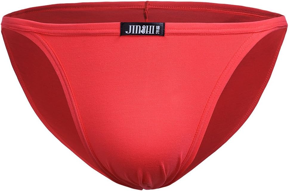 JINSHI Men's Soft Bamboo Fiber Bikinis Briefs