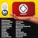 First Aid Survival Kit - Camping Emergency Trauma Kit - First Medical Earthquake Kit for Car Boat Home Office Hiking Camping Hunting Travel Adventures Earthquake - Survival Gear Kit Medical Supplies