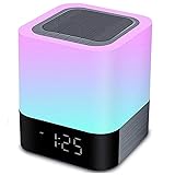 HoaBoly Night Lights Bluetooth Speaker, Alarm Clock