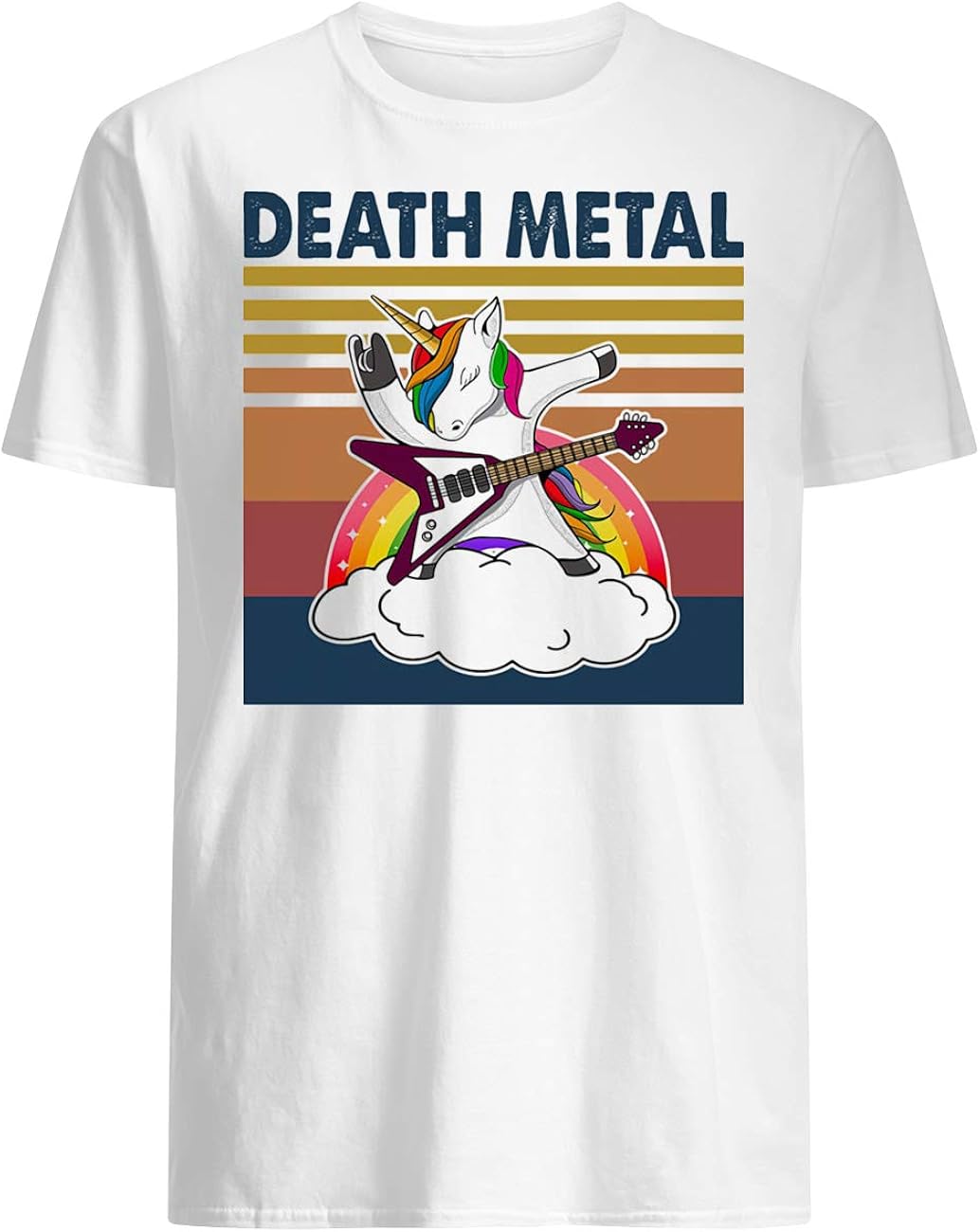 T-shirt death metal heavy metal unicorno maglietta unicorno