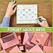 60 Sheets Pen-To-Paper Mousepad by WILLBE COOL, Weekly Organizer, Appointment Book Bright Design Daily Paper to do list and task planner for Quick Notes at Office or Home (Notepad Style)