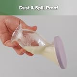 haakaa Manual Silicone Breast Pump with Suction Base Lavender 4oz/100ml view 5