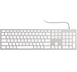 All-Aluminum Wired Keyboard for Apple Mac