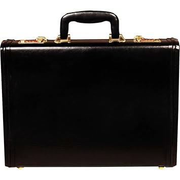 REO Leather Briefcase Bag Cum Office File Bag for Men Color Black