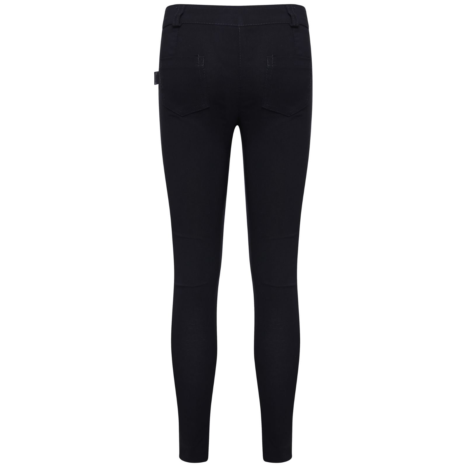 black high waisted skinny school trousers