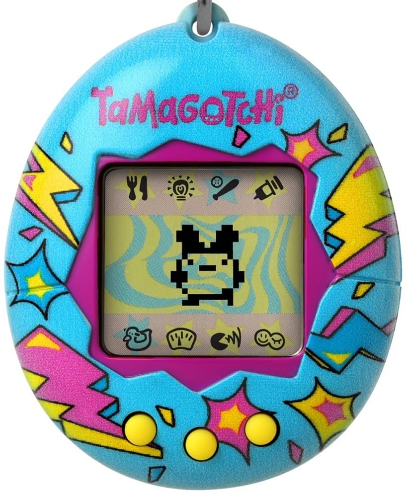 Bandai Tamagotchi Original Lightning Shell | Tamagotchi Original Cyber Pet 90s Adults and Kids Toy with Chain | Retro Virtual Pets are Great Boys and Girls Toys or Gifts for Ages 8+ โ image 1