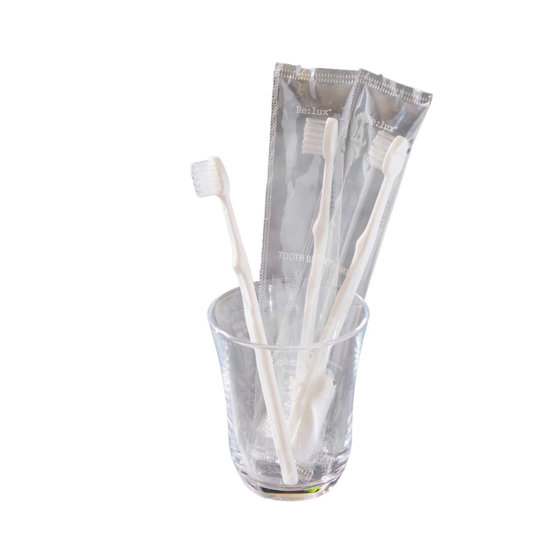 toysfan Re:lux リラックス 業務用使い捨て歯ブラシセット ハミガキ粉チューブ3g付き 350本入りの商品画像