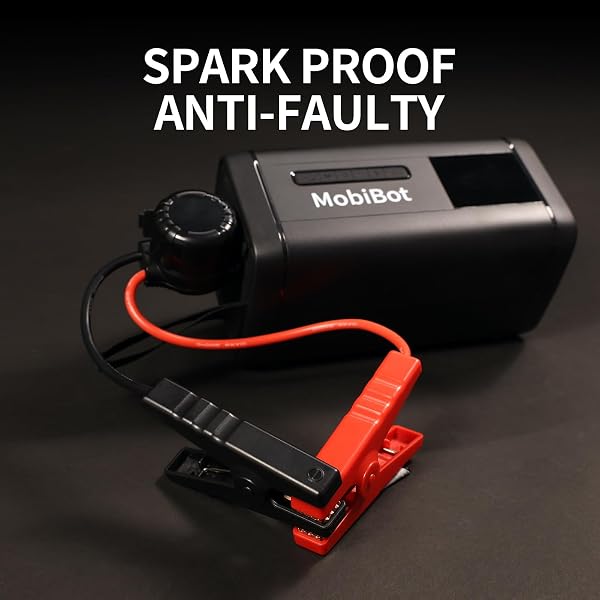 MOBIBOT 4000A JUMP STARTER WITH AIR COMPRESSOR,74WH BATTERY JUMPER STARTER PORTABLE WITH LED DISPLAY,12V 4-IN-1 JUMP BOX PACK (10L GAS/ 6L DIESEL) WITH 160PSI TIRE INFLATOR, LED LIGHT, JUMPER CABLES