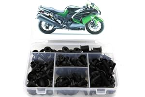 Xitomer Full Sets Fairing Bolts Kits, Fit for ZX-14R ZZR 1400 2012 2013 2014 2015 2016 2017 2018 2019, Mounting Kits Washers/