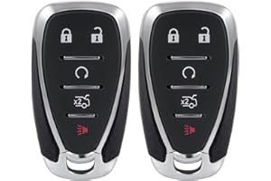 GZXNKEY Key Fob Remote Replacement Fits for Chevy Camaro Cruze Malibu 2016 2017 2018 2019 2020 2021 Keyless Entry Remote HYQ4EA 13529662 (Pack of 2)