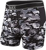 SAXX Men's Underwear-KINETIC BOXER-Shutter Grey Camo-M