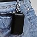 Men Leather Zip Around 6 Hook Key Case Car Key Holder Wallet