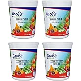 Jack's Classic 12-15-30 Veggie Feed Water-Soluble Fertilizer with Micronutrients for Plant Growth and Abundant Fruit Set in B