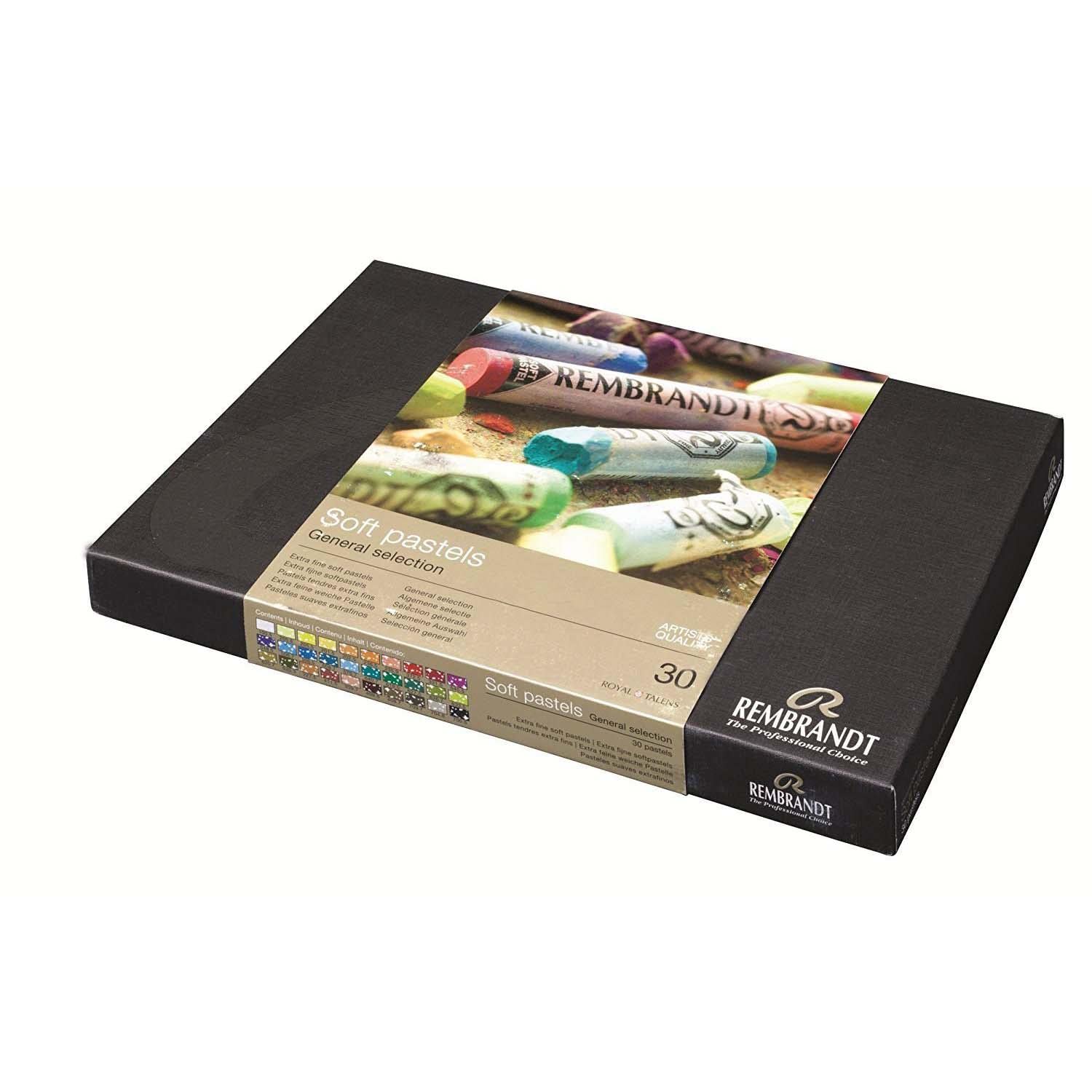 SOFT PASTELS Cardboard SET OF 30