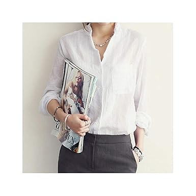 camisa blanca de lino