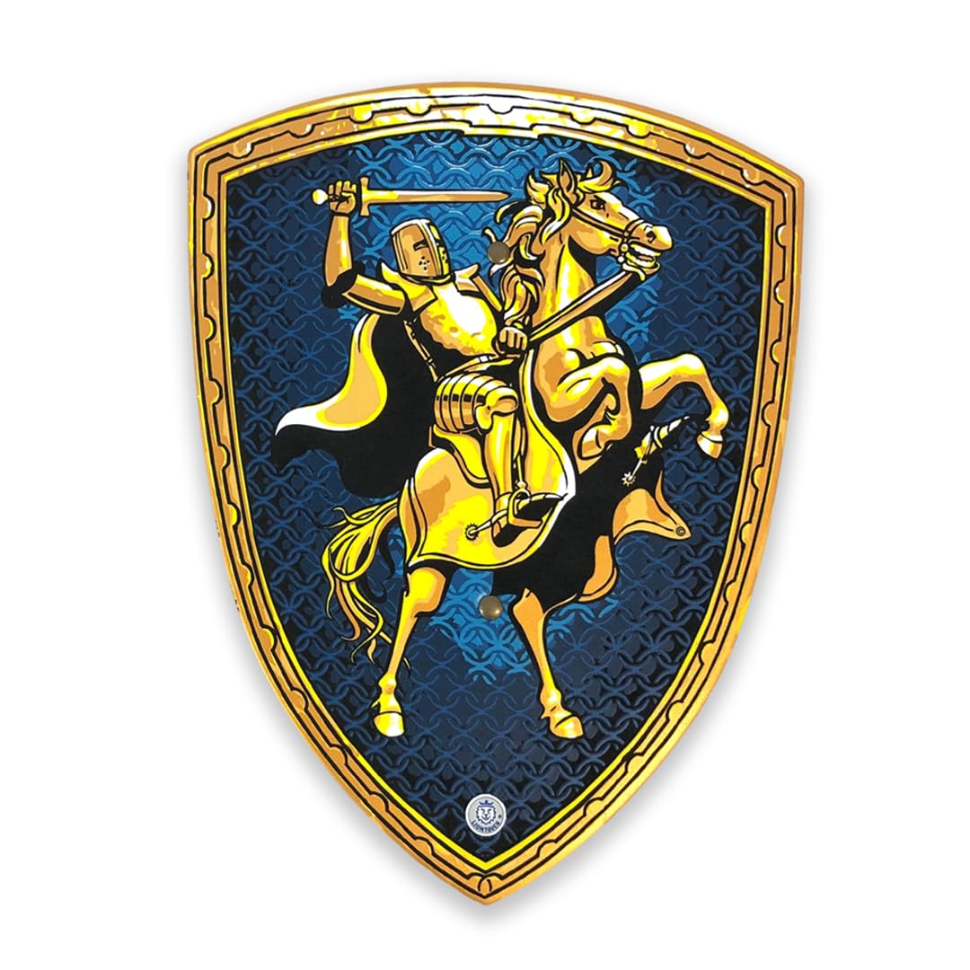 Liontouch - Knight Foam Shield For Boys - 3-6 years | Pretend Play Toy For Kids & Toddlers With Medieval Horseback Riding Knight Theme | Safe Battle Accessory For Dress Up, Cosplay & Costumes