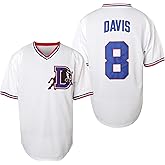 Men Bull Durham Nuke' LaLoosh 37 Crash Davis 8 Durham Movie Baseball Jersey
