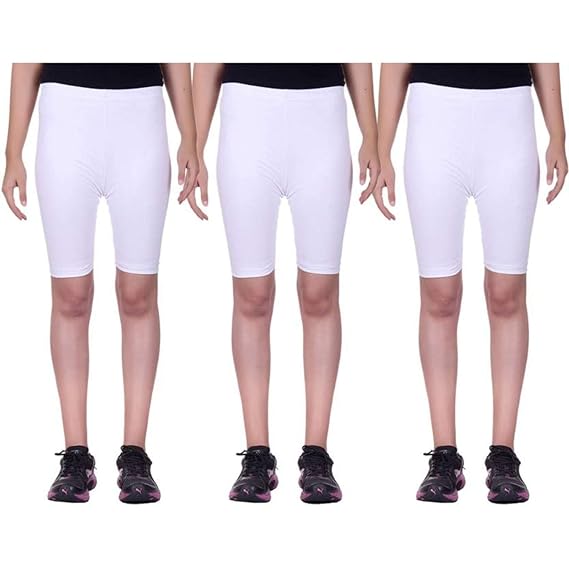 white womens cycling shorts