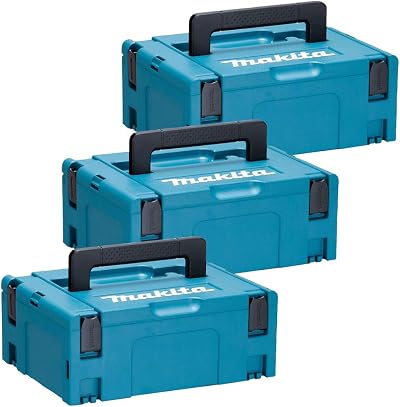 Makita 821550-0 MakPac Type 2 Stacking Connector Case 3 Pack 396x296x157mm