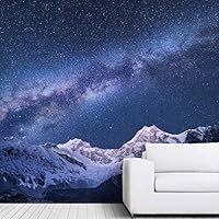 Wall Mural The Beautiful Space World Removable Self-Adhesive Wallpaper Wall Decoration for Bedroom Living Room - 66x96 inches