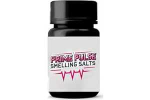 PRIME PULSE SMELLING SALTS Smelling Salts | Strong Ammonia Inhalant for Athletes | Instant Energy, Focus and Power | Multi-Purpose Smelling Salt for Powerlifting, Football, Hockey and More
