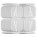 PurePulse TENS Electronic Pulse Massager Pads – 10-Pack of Premium, Self-Adhesive Replacement Electrode Pads Compatible with PurePulse and Most Other TENS Units (Total of 40 Pads)