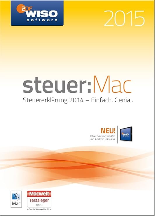 WISO steuer:Mac 2015 - Steuererklärung 2014 [Download]