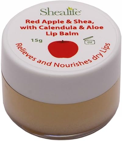 Shealife Red Apple & Shea Lip Balm with Aloe & Calendula 15g