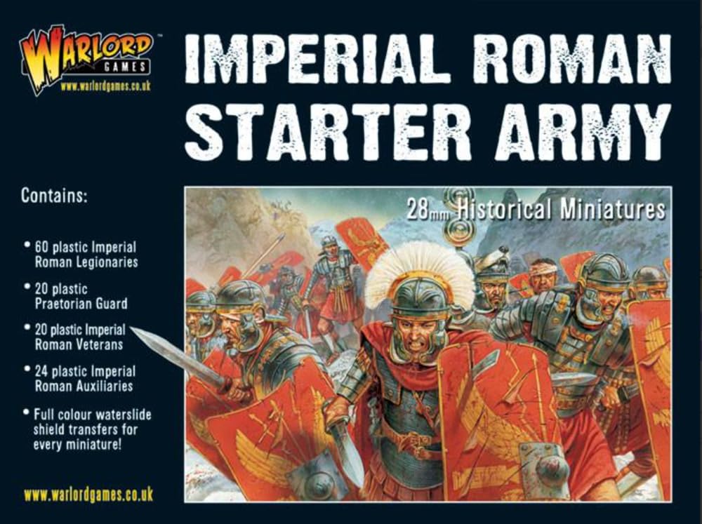 Warlord Games Imperial Roman Starter Army - 28mm Scale Plastic Miniatures for Hail Caesar Highly Detailed Ancient Era Miniatures for Table-top Wargaming