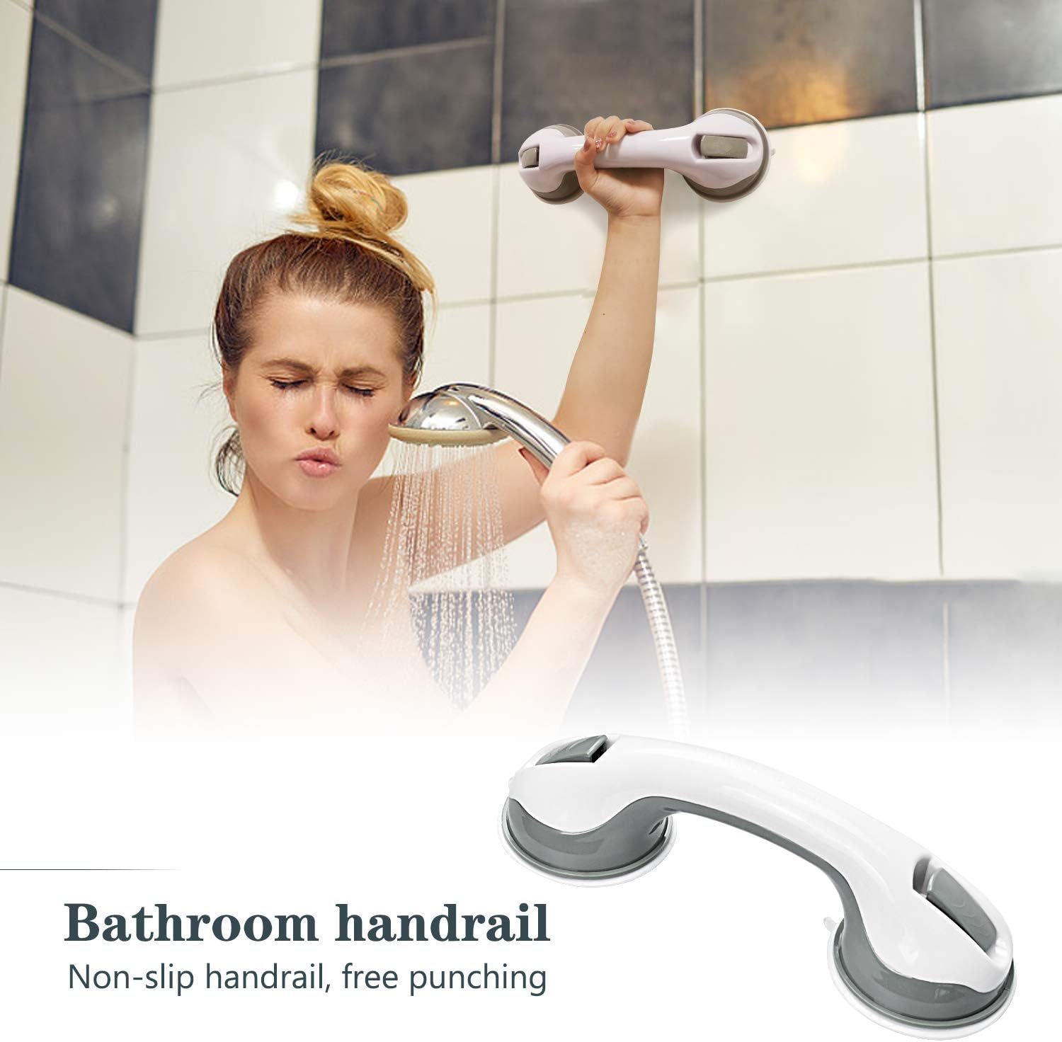 cococity Powerful Bathroom handrails, Hand Rail for Elderly, Portable