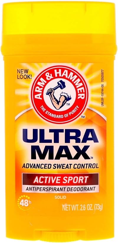 Arm & Hammer Ultramax Active Invisible Solid Wide Stick Antiperspirant