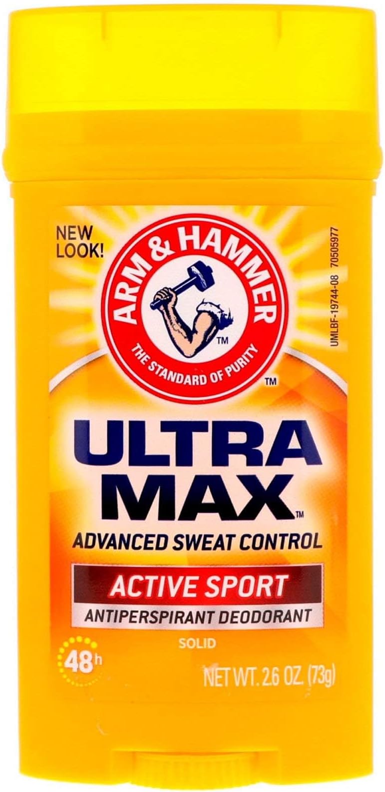 Arm & Hammer Ultramax Active Invisible Solid Wide Stick Antiperspirant