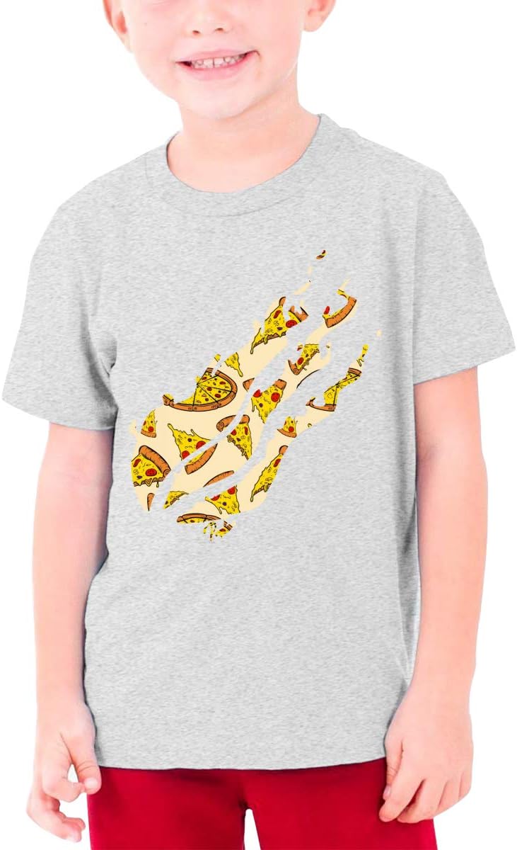 TIFOUTY Youth Pizza Preston Fire Nation Playz Gamer Flame 3D Print Crew Neck Short Sleeve T-Shirts