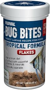 Fluval Bug Bites Tropical Flakes 45g Fish Food