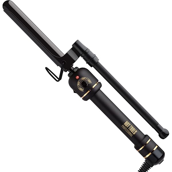 Hot Tools カールヘアアイロン Amazon.com: HOT TOOLS Pro Artist Black Gold Curling Iron, 1