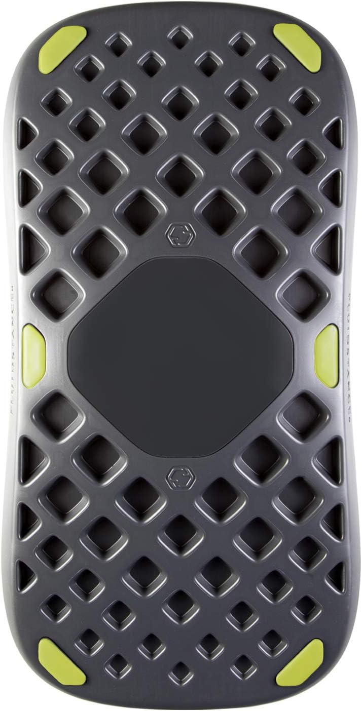 FluidStance Balance Board for Standing Desk | Wobble Board for Under Desk Exercise (Green Flash)