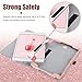 BENTOBEN Samsung Galaxy Tab A 8.0 (2015) Case, Glitter Sparkly Slim Lightweight Flip Folio PU Leather Stylus Holder Auto Sleep/Wake Protective Smart Cover for Galaxy Tab A 8.0 SM-T350, Rose Gold