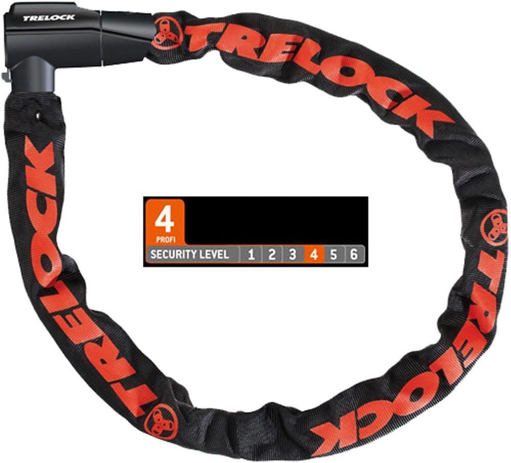 Trelock Chain Lock BC460 110cm x 7mm Sold Secure Silver, Standard, 110 cm