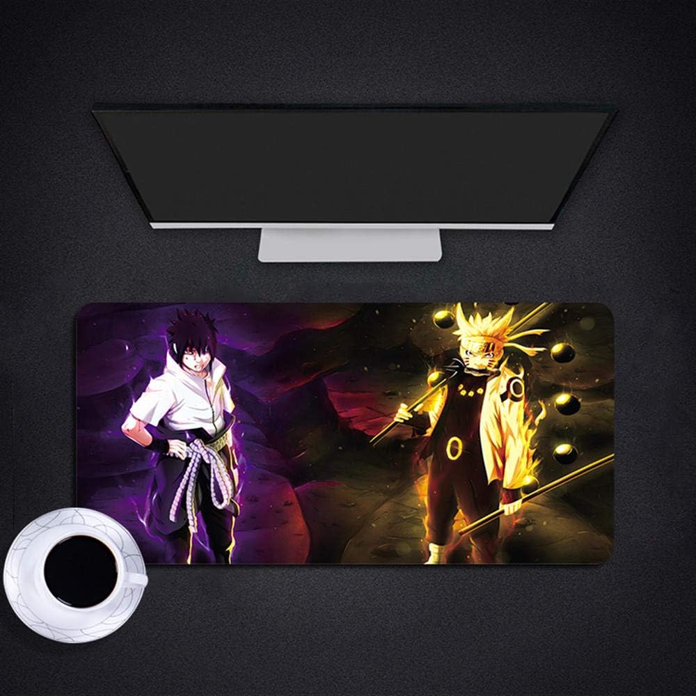 Mouse Pad Anime Japan Naruto Printing Locking Edge PC Computer Gaming Mouse Pad XXL Rubber Mat