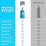 FITLY Soft Water Bottle, Collapsible Flask for Running, Hiking, Cycling view 5
